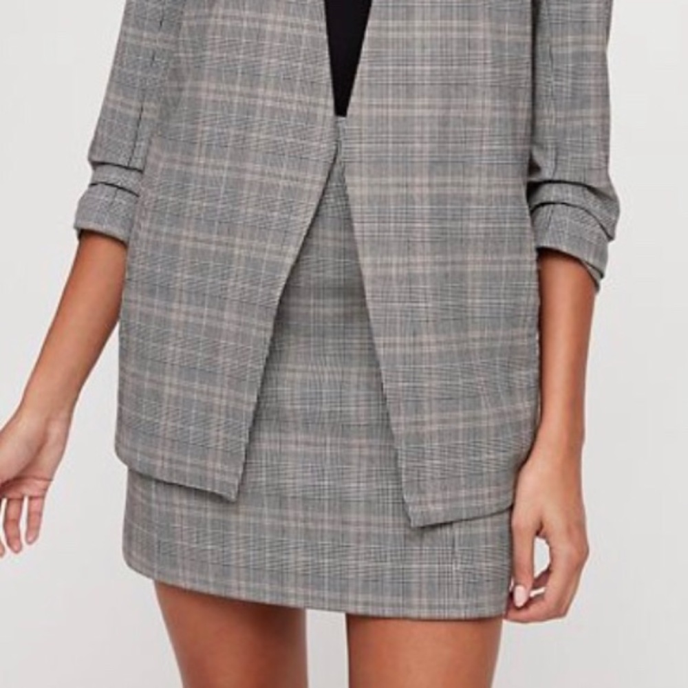 Top Shop plaid skirt